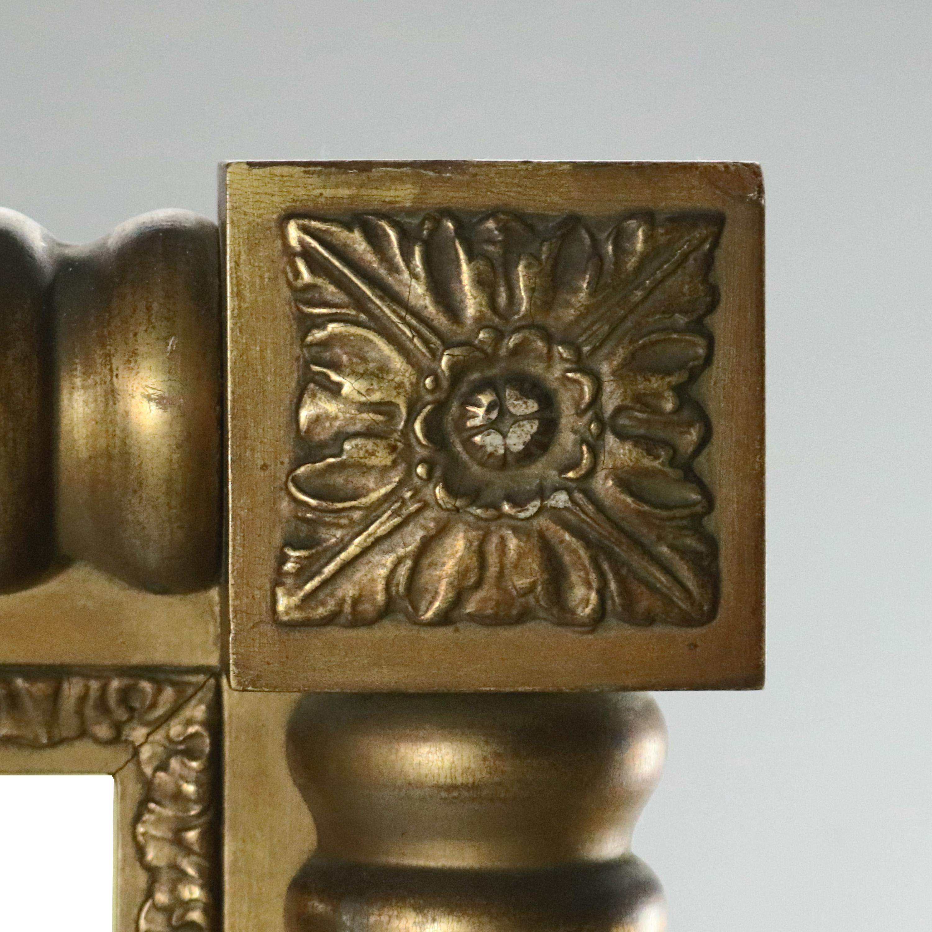brass mirror rosettes