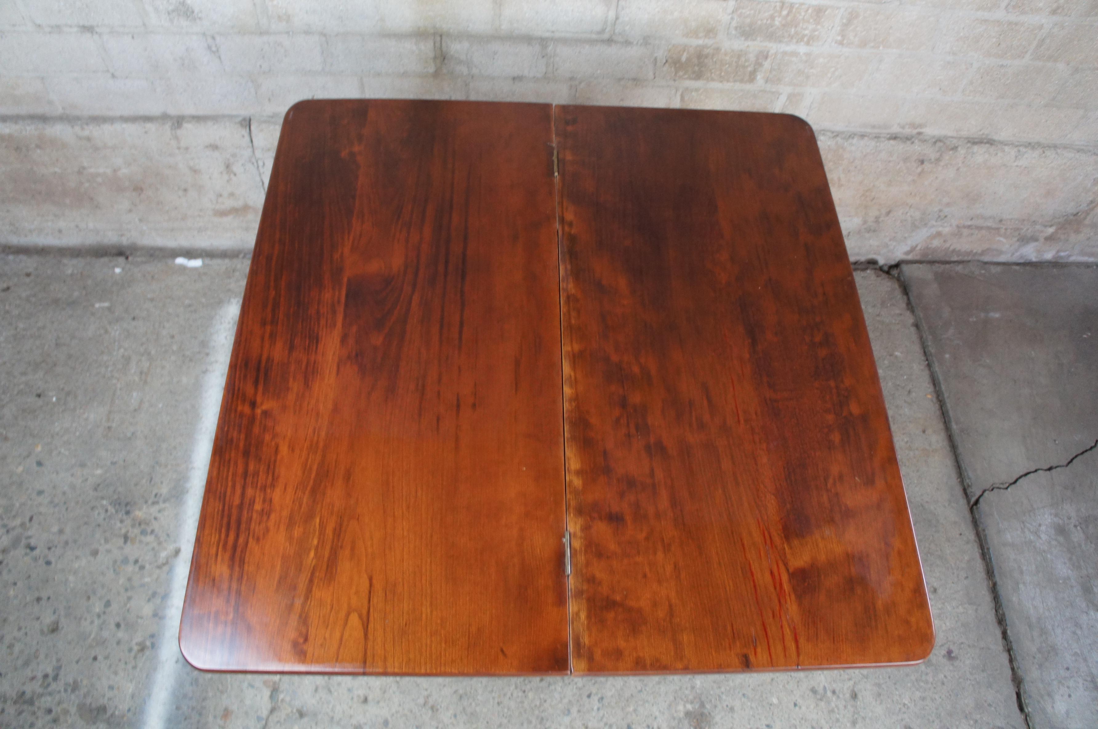 antique empire console game table