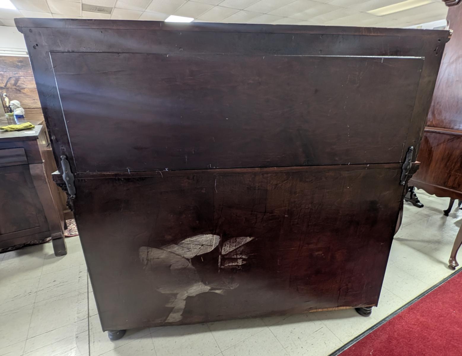 Antique Mirror & Berkey in mogano dell'Impero Americano, specchio in vendita 1