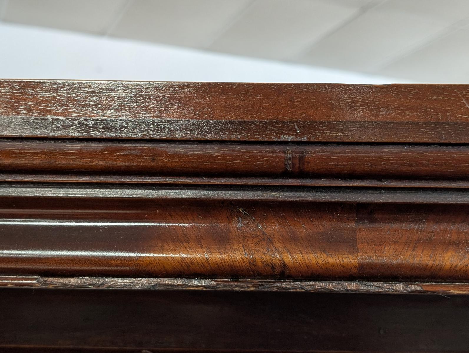 Antique Mirror & Berkey in mogano dell'Impero Americano, specchio in vendita 3