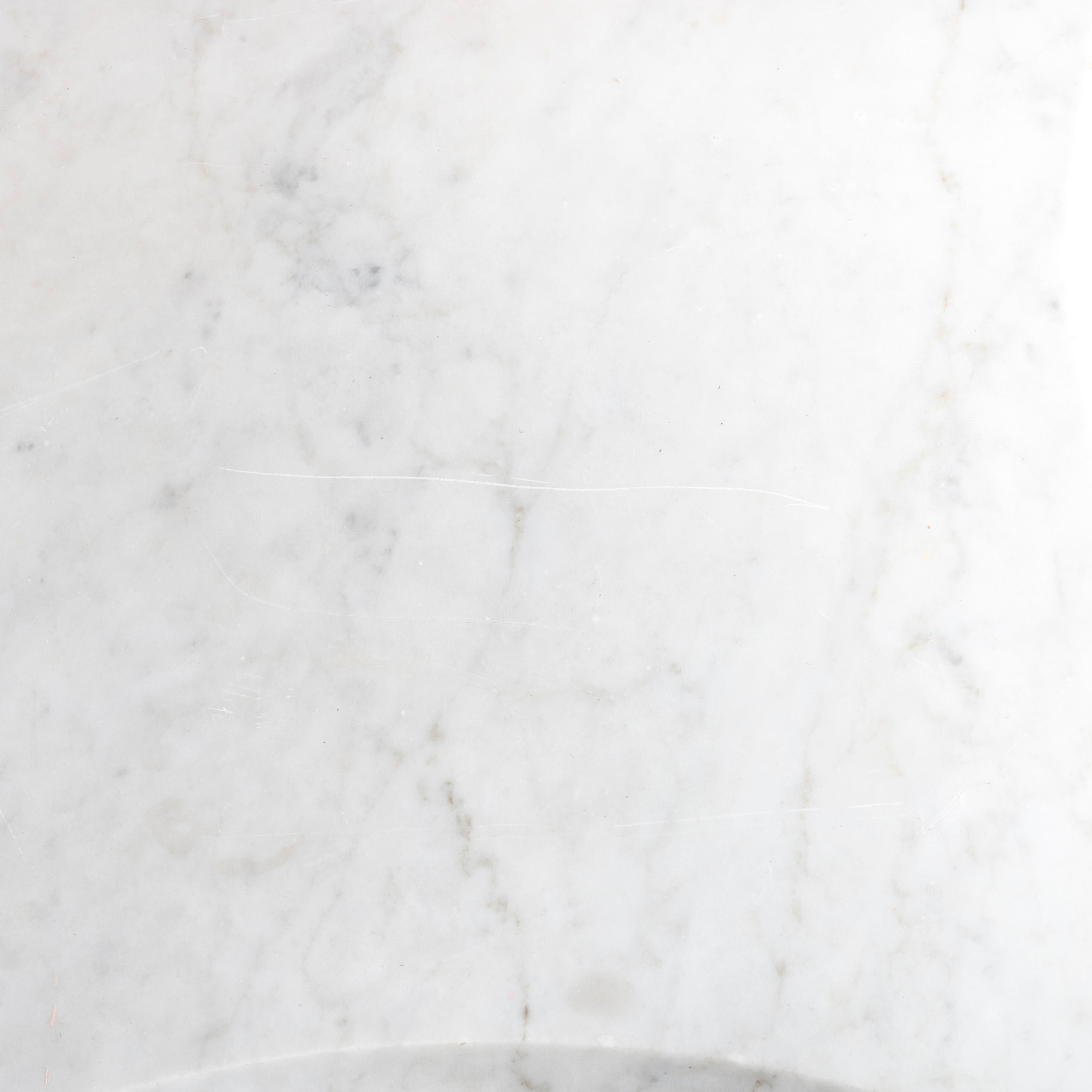 Antique American Empire Marble-Top Mahogany Center Table, circa 1880 4
