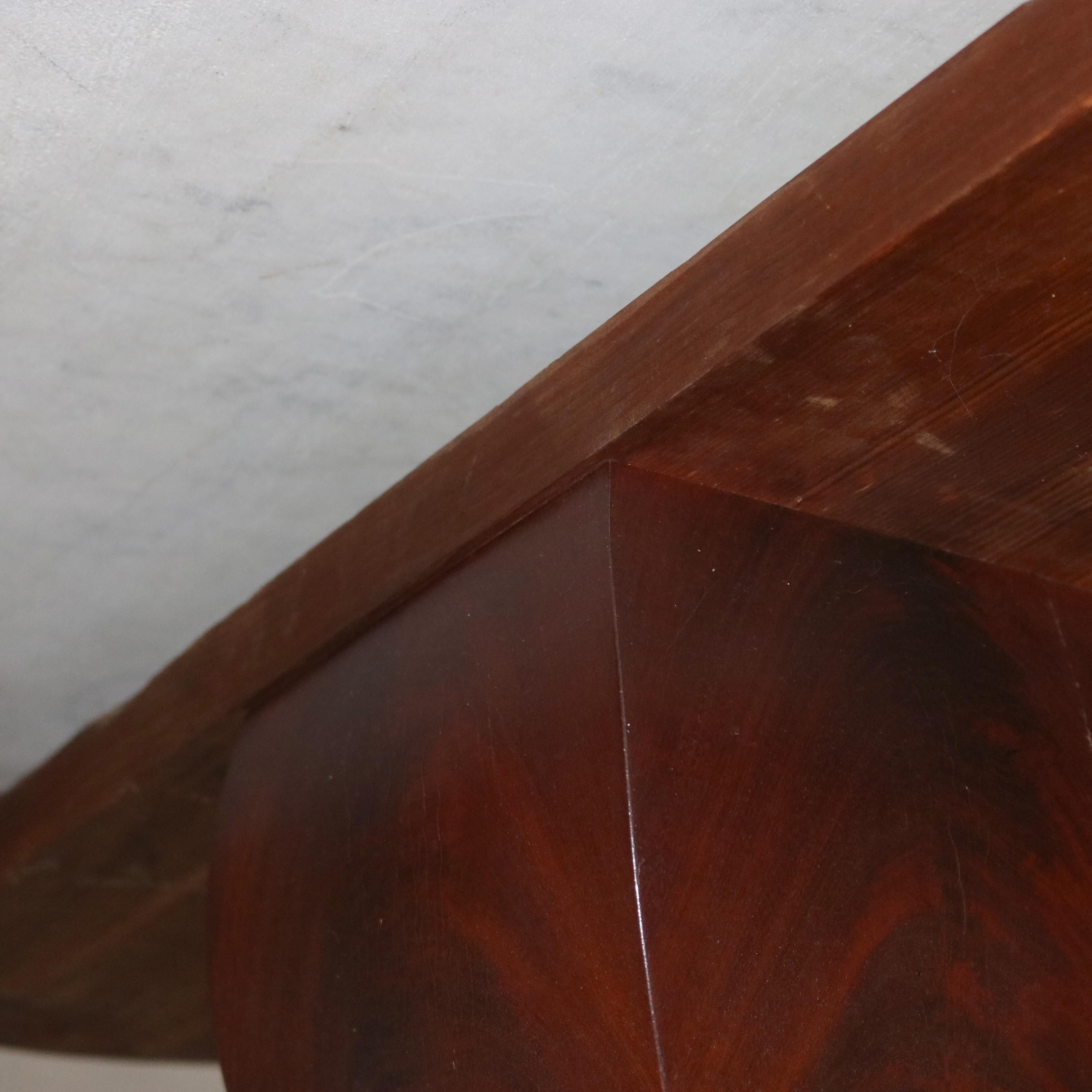 Antique American Empire Marble-Top Mahogany Center Table, circa 1880 5
