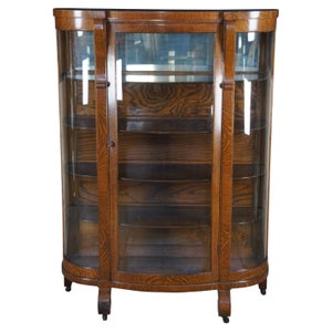 Vitrine Collection 5 Niveaux En Acrylique Et Bambou - Portes Doubles Transparentes - Pour Figurines, Lego, Livres - Salon Ou Chambre