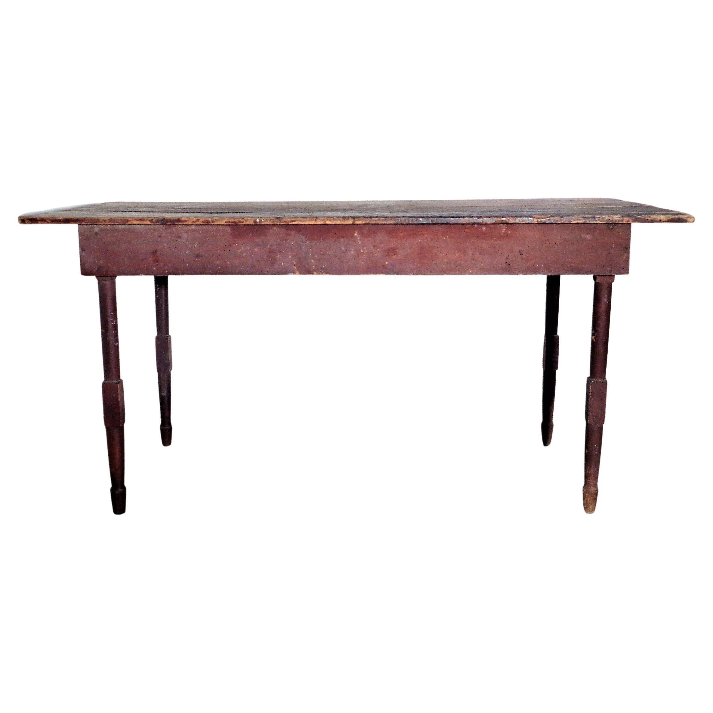Antique American Farm Table, circa 1850-1860 For Sale 5