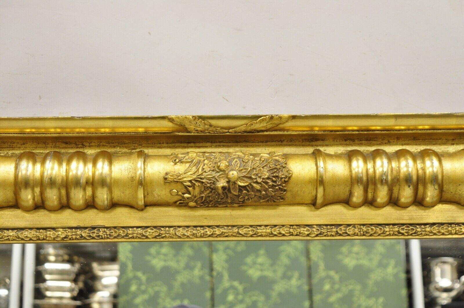 Antique Federal Gold Giltwood Overmantle 66