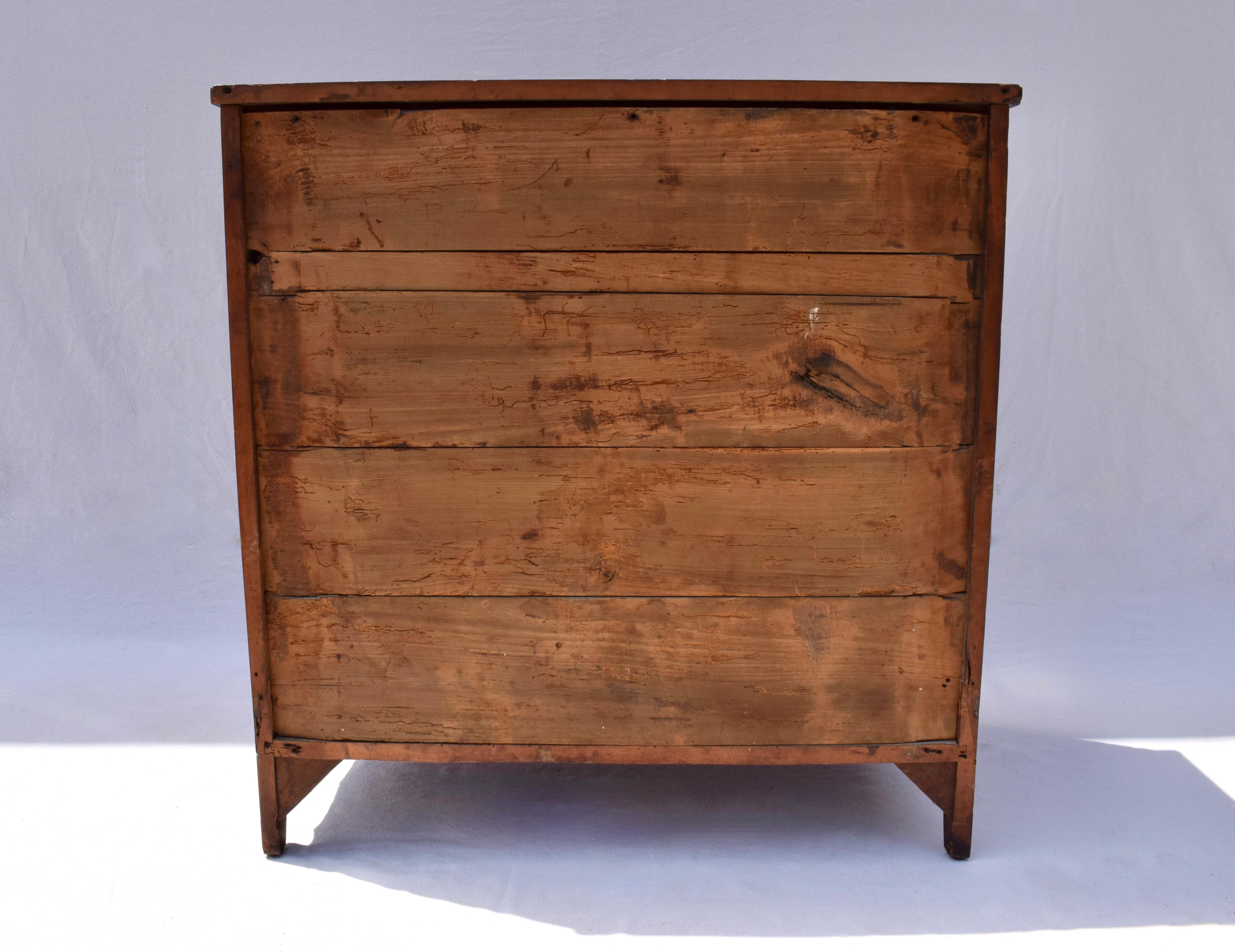 Antique American Federal Highboy Chest of Drawers Early 19th C. 4