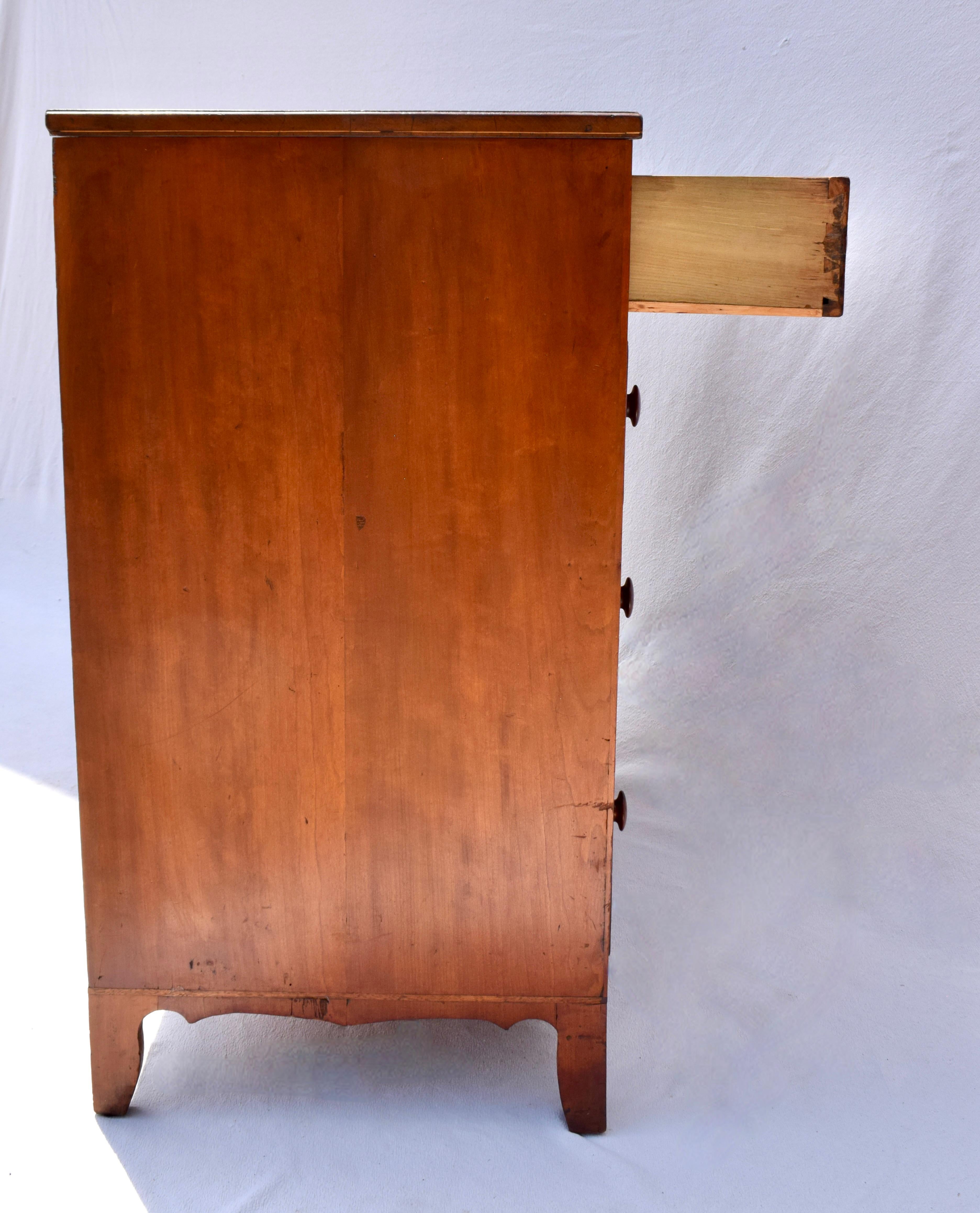 Antique American Federal Highboy Chest of Drawers Early 19th C. 5