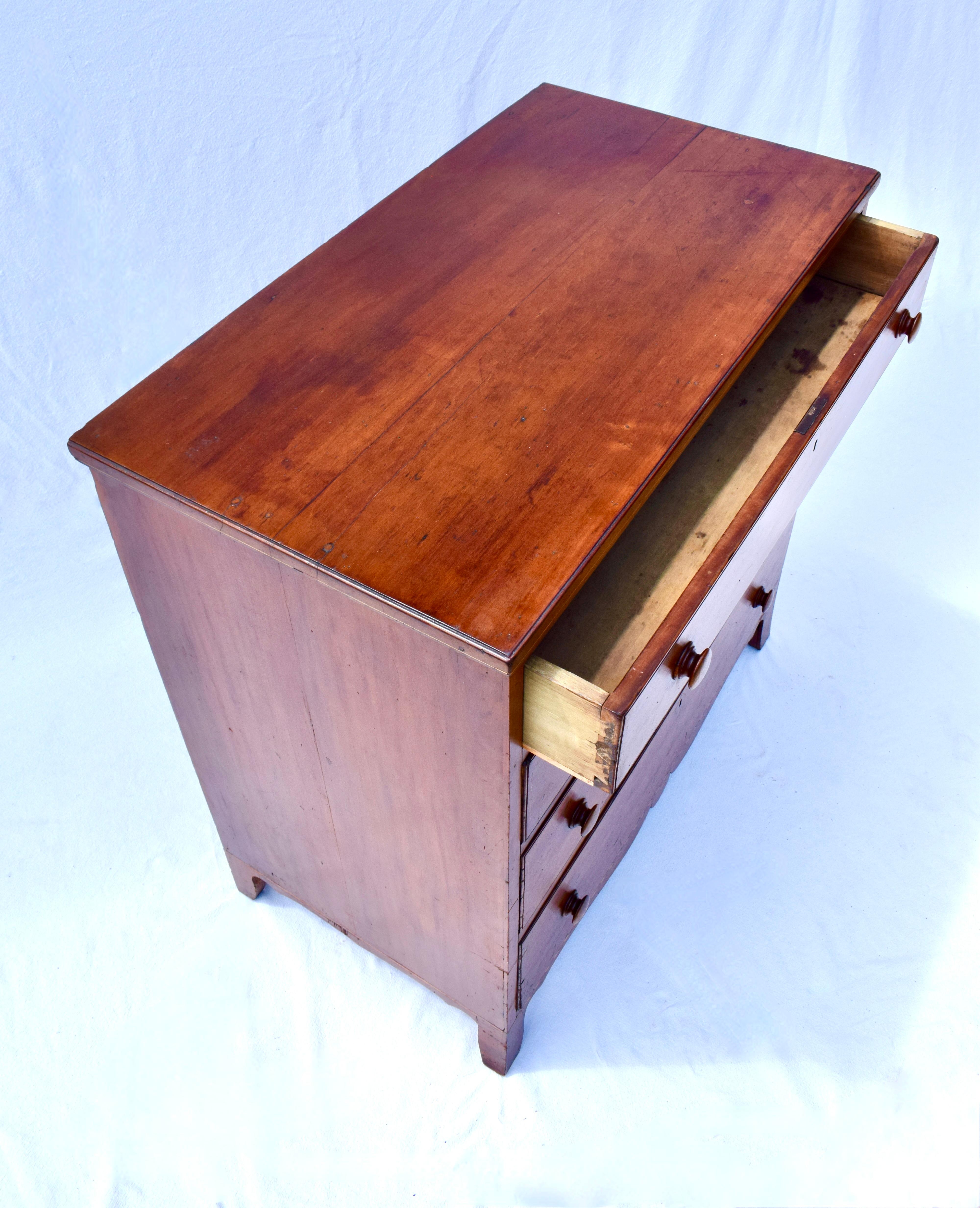 Antique American Federal Highboy Chest of Drawers Early 19th C. 6
