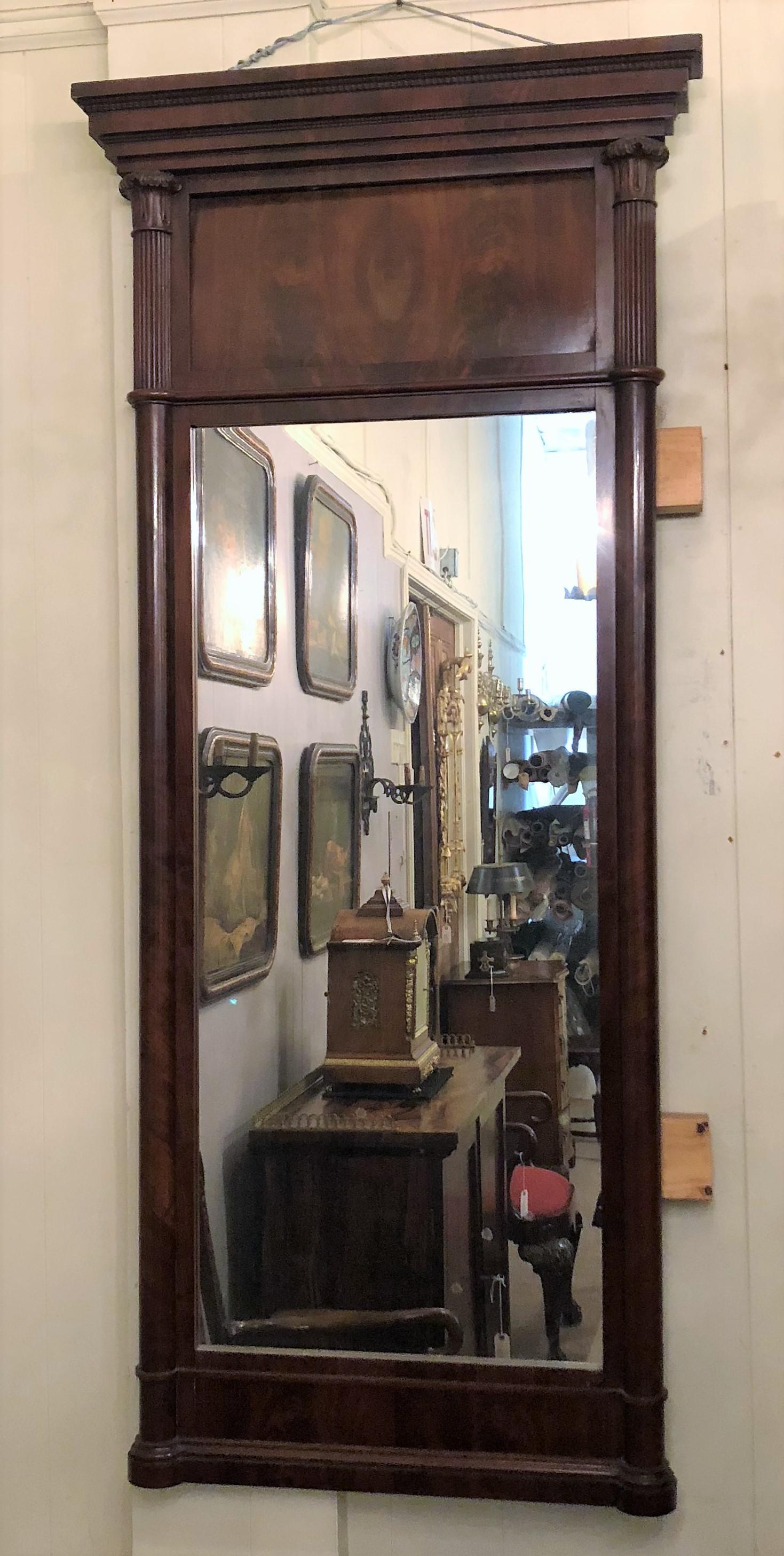 mahogany mirror antique