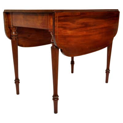 Antique American Late Federal/Empire Mahogany Tea/Games/Card Table ...