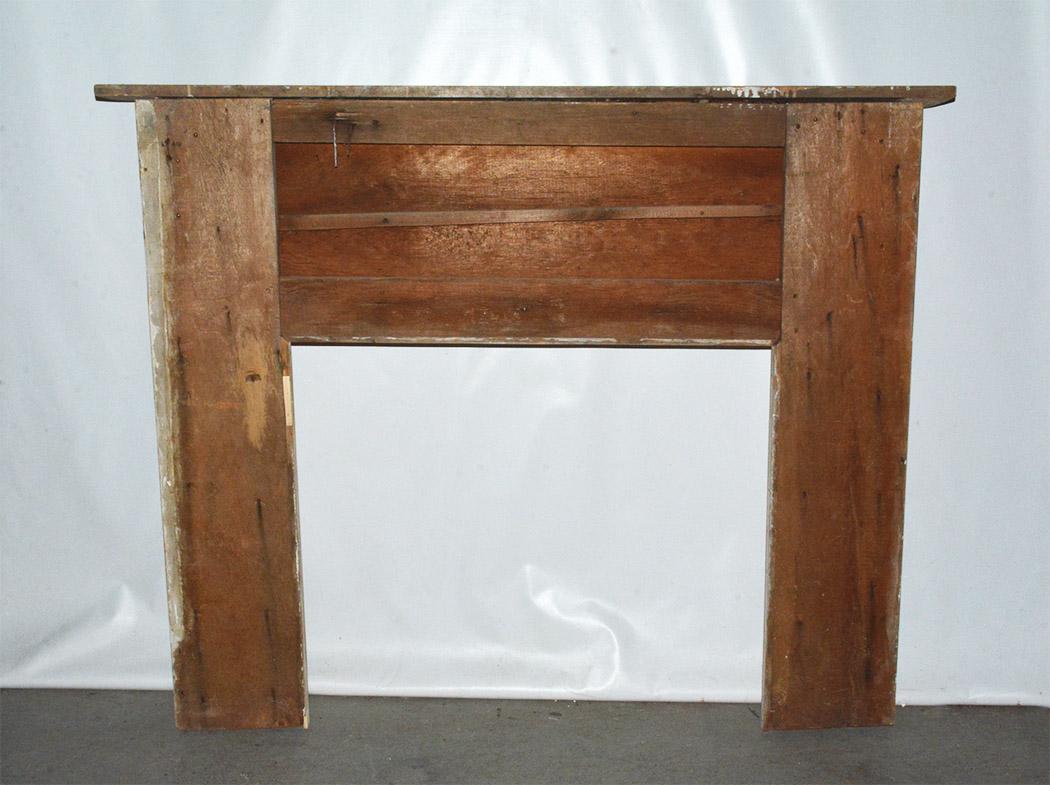 Antique American Federal Style Wood Fireplace Mantle 6