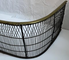 Antique American Fireplace Fender