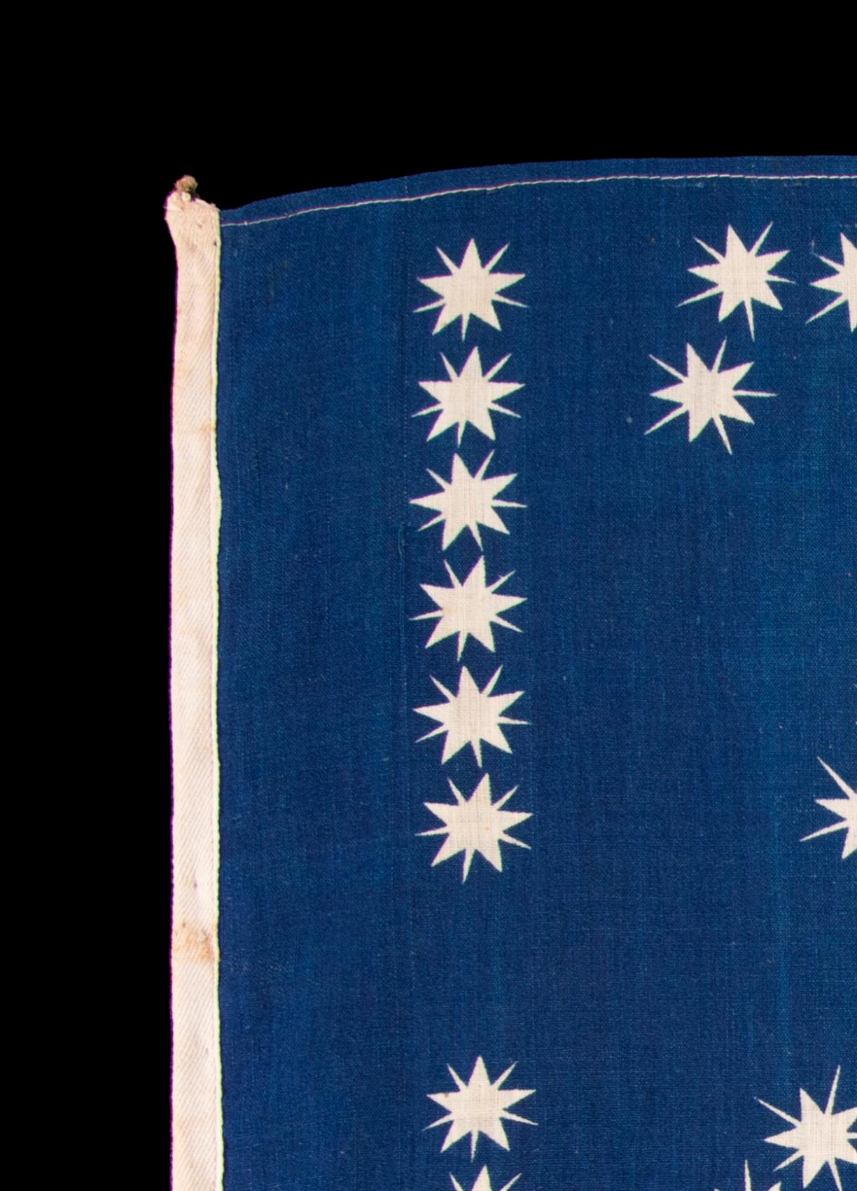 Late 19th Century Antique American Flag with Stars that Spell 