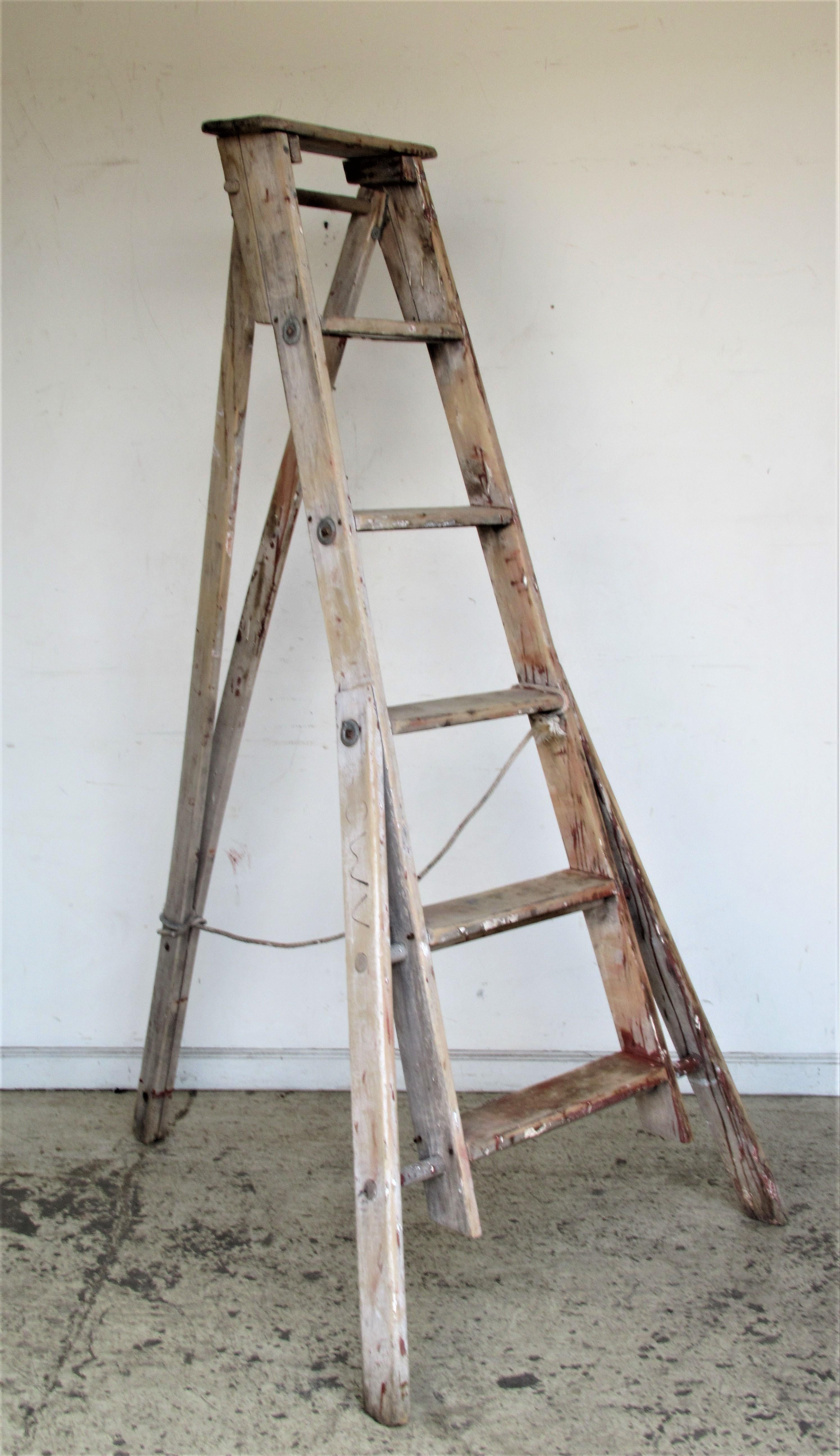 antique orchard ladder