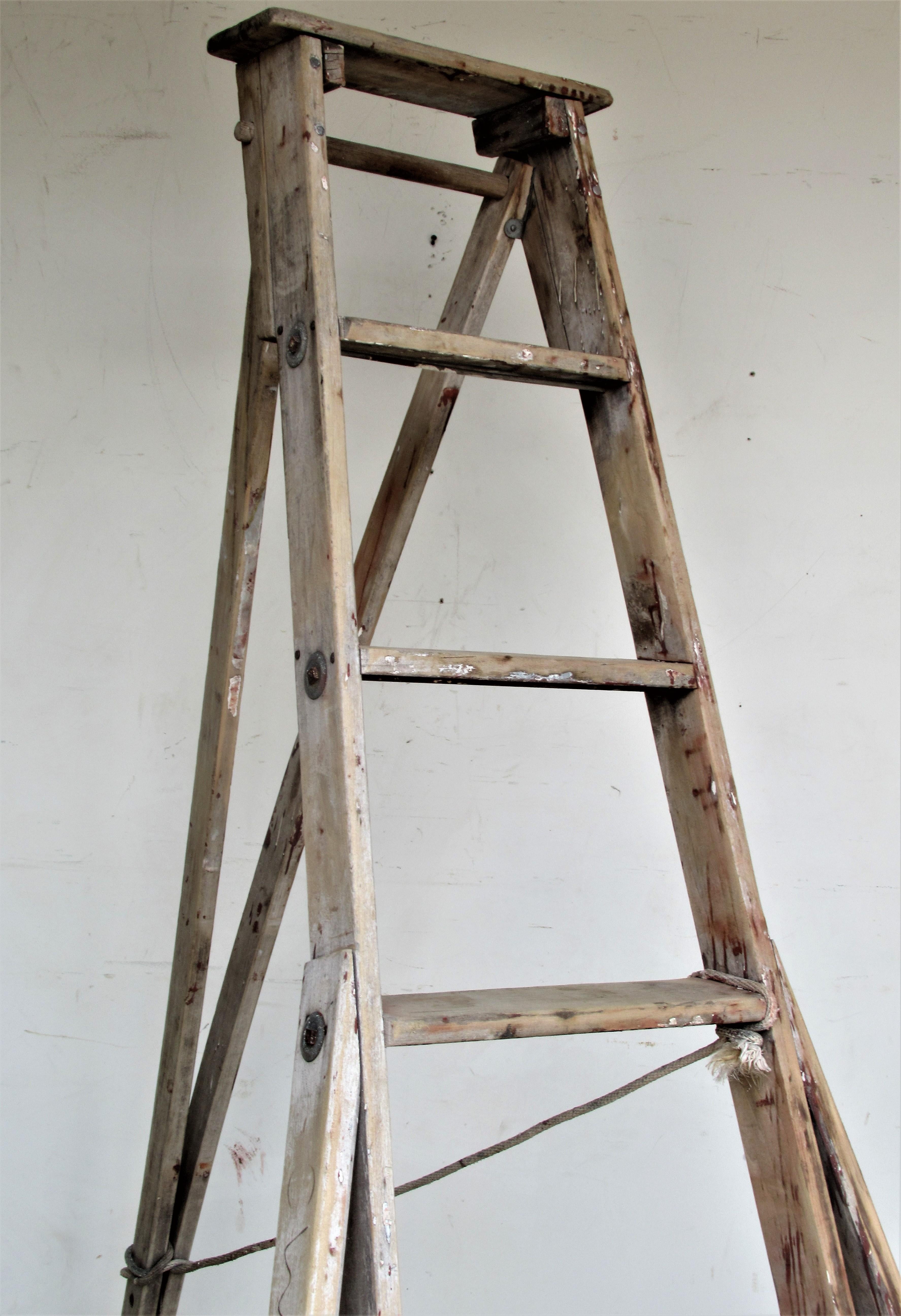 vintage orchard ladder