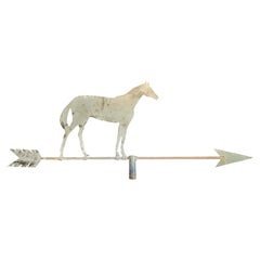 Antique American Folk Art Horse Silhouette Weathervane