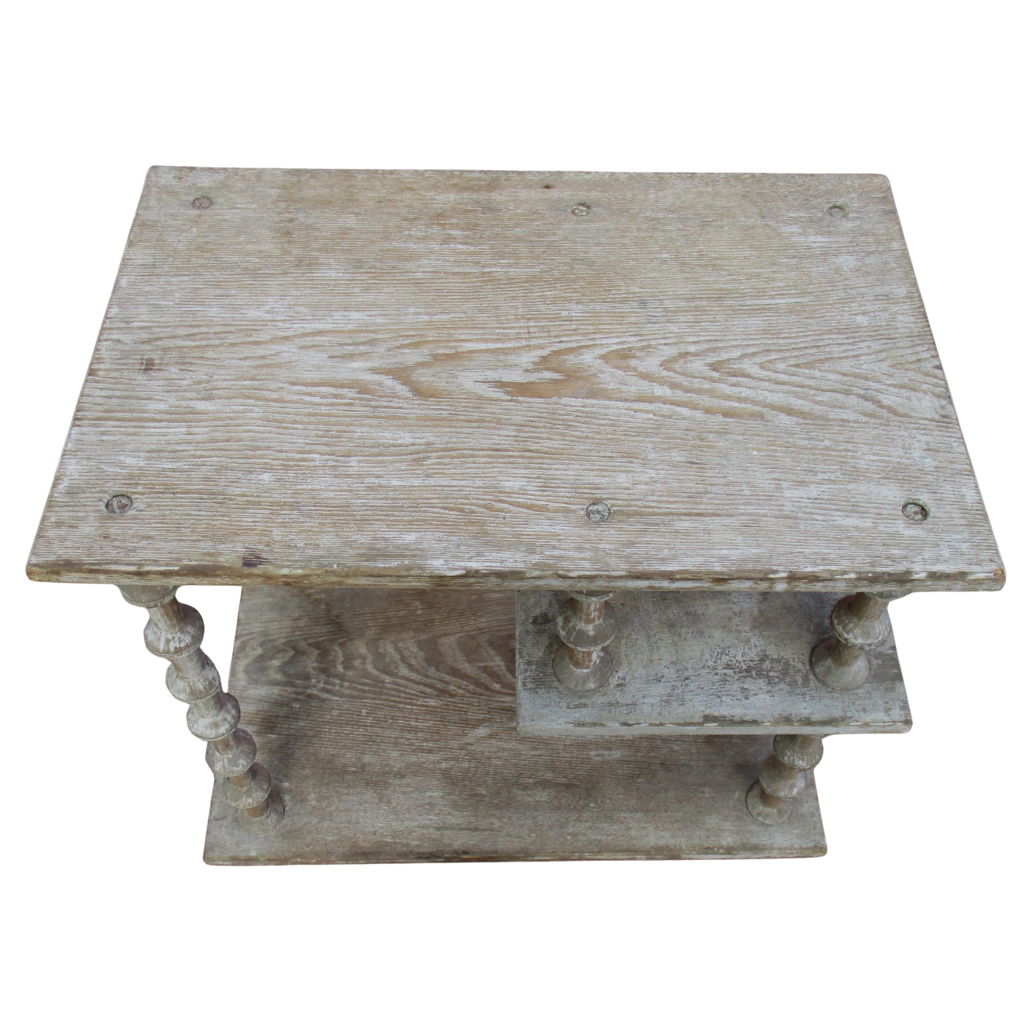 Ancienne table à bobines d'art populaire américain, CIRCA 1900 Bon état - En vente à Rochester, NY