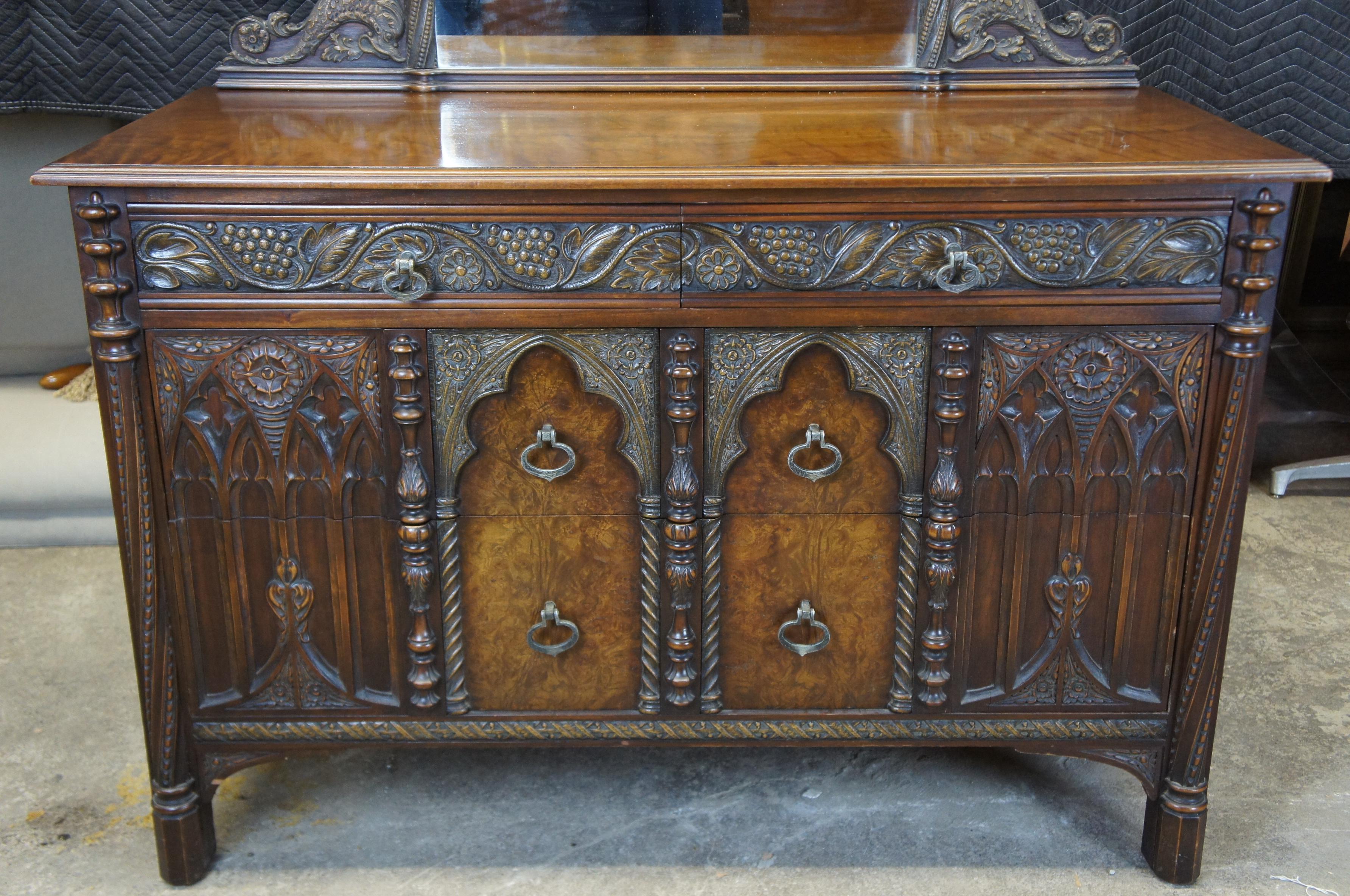 gothic dresser with mirror