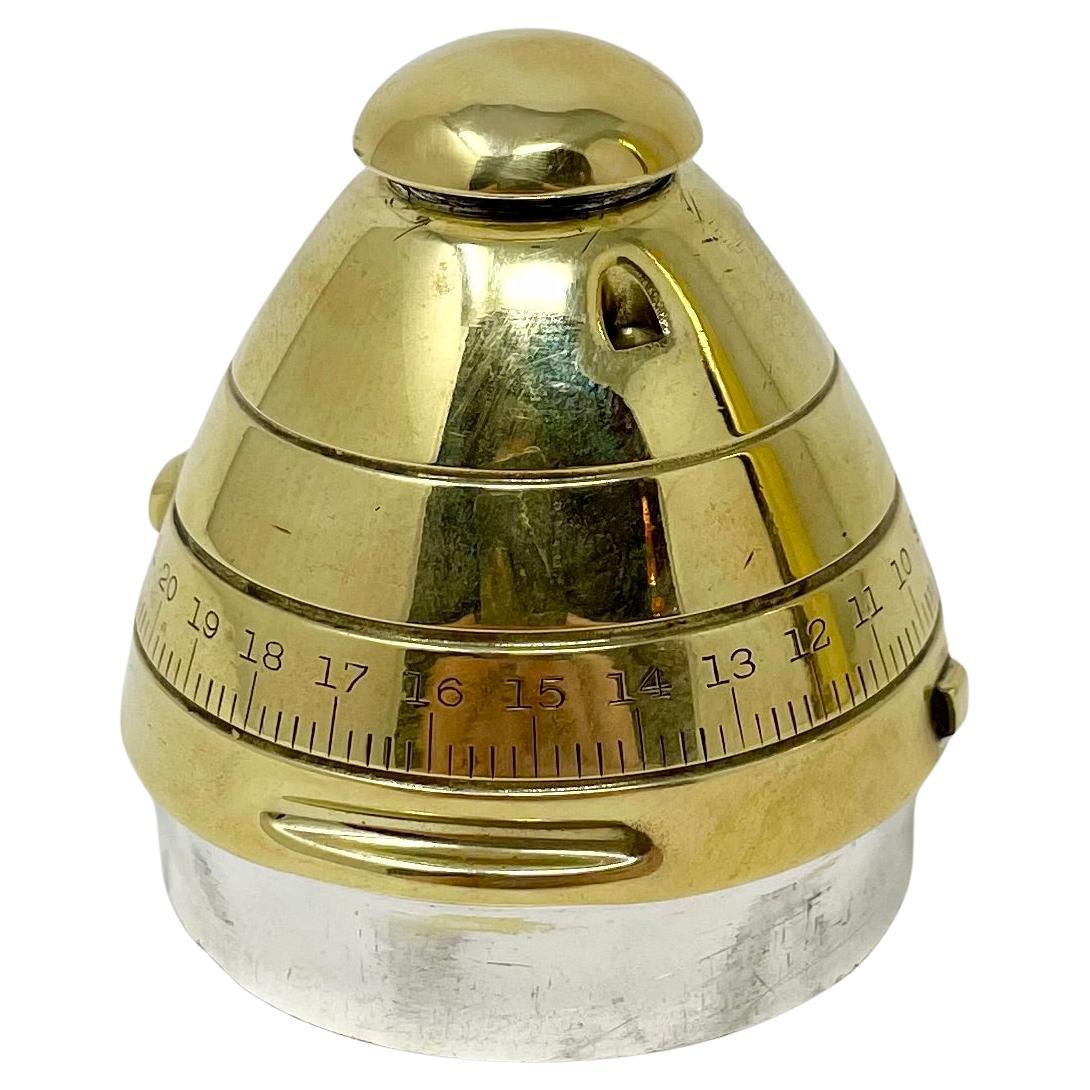 Antigua coctelera de proyectiles de artillería Gorham americana plateada, circa 1918 en venta 3