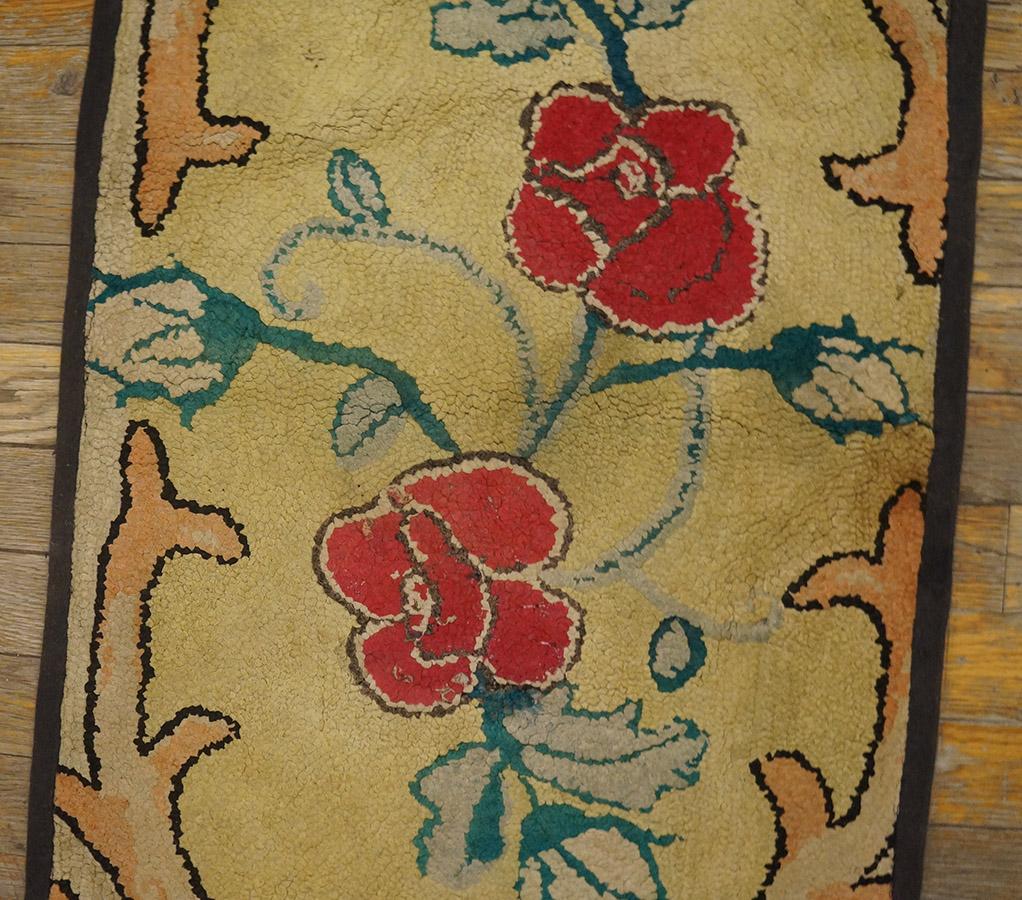 Début du XXe siècle  Tapis à capuche américain ( 1'7