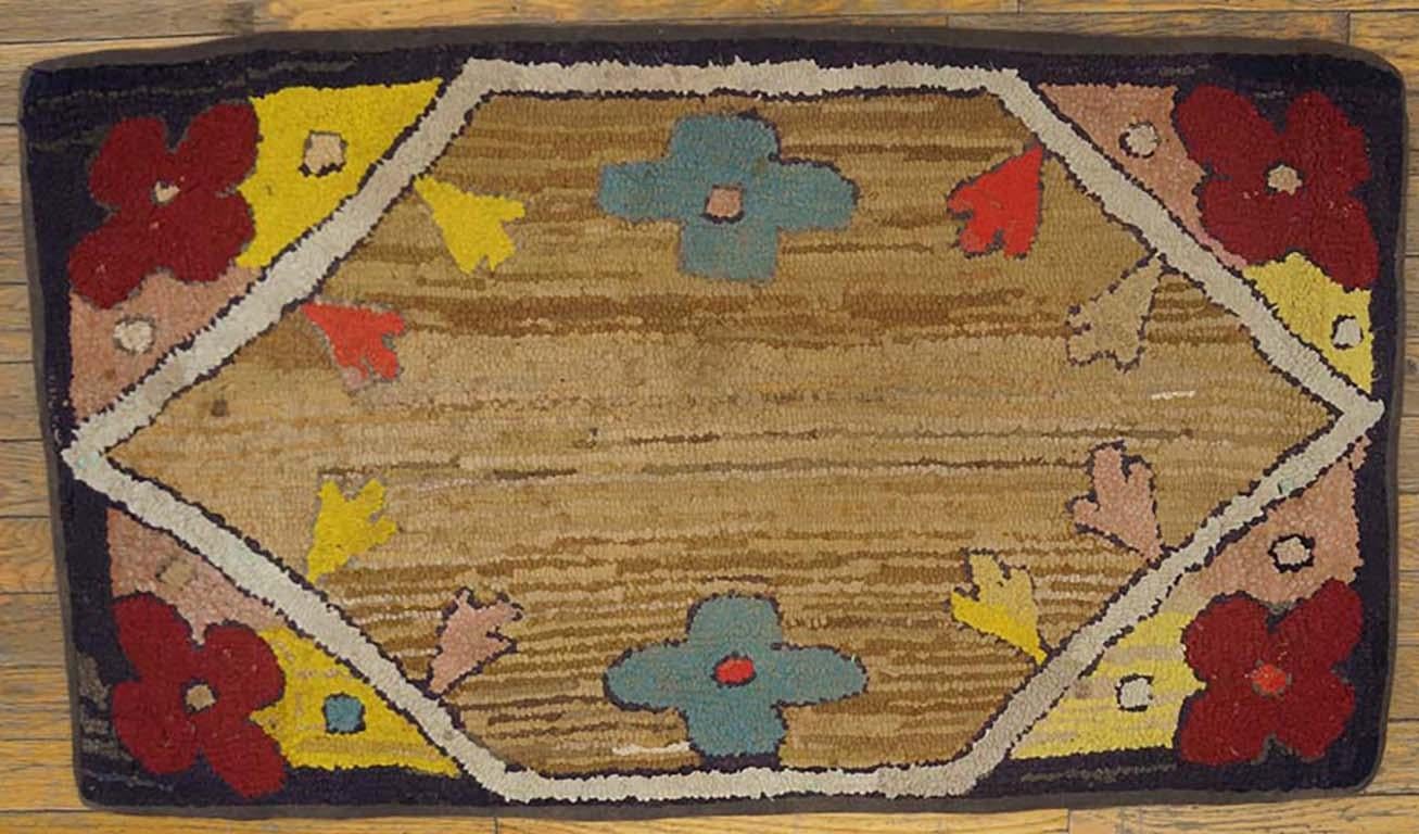 Alfombra antigua con ganchos americana en Bueno estado para la venta en New York, NY