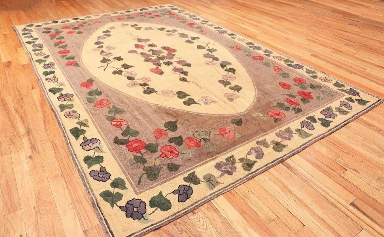Item Overview
Description
ANTIQUE AMERICAN HOOKED RUG, 12 ft 6 in x 8 ft 2 in (3.81 m x 2.49 m). Circa 1920's.
Dimensions
12 ft 6 in x 8 ft 2 in (3.81 m x 2.49 m)
Condition Report
Overall good condition with good pile throughout. No apparent