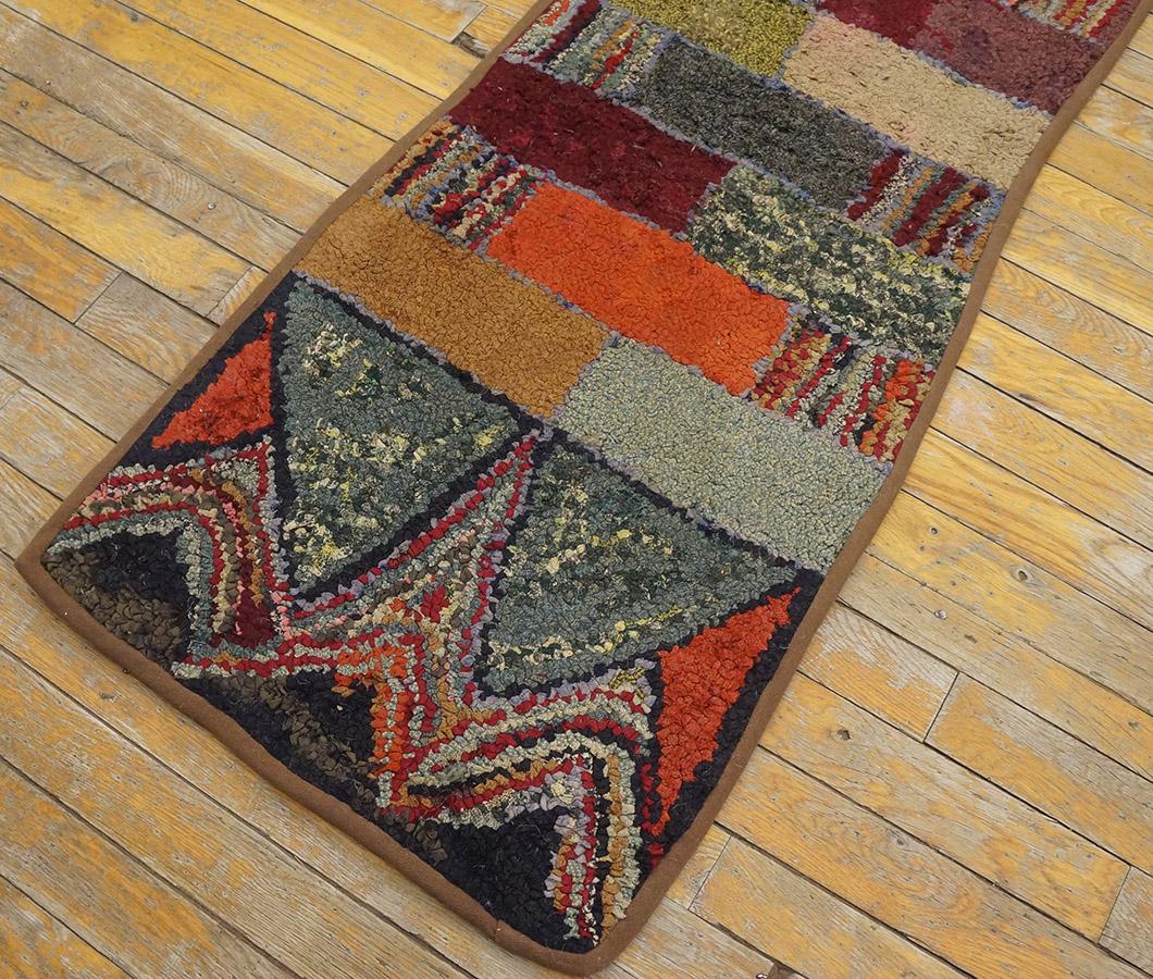 Antique American Hooked Rug For Sale 6