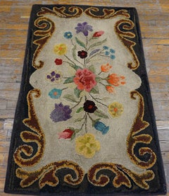 Antique American Hooked Rug