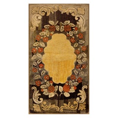 Tapis à capuche américain ancien de 2' 8''x5' 0''