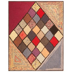 1930s American Hooked Rug ( 2' x 2' 8" - 61 x 81 cm )