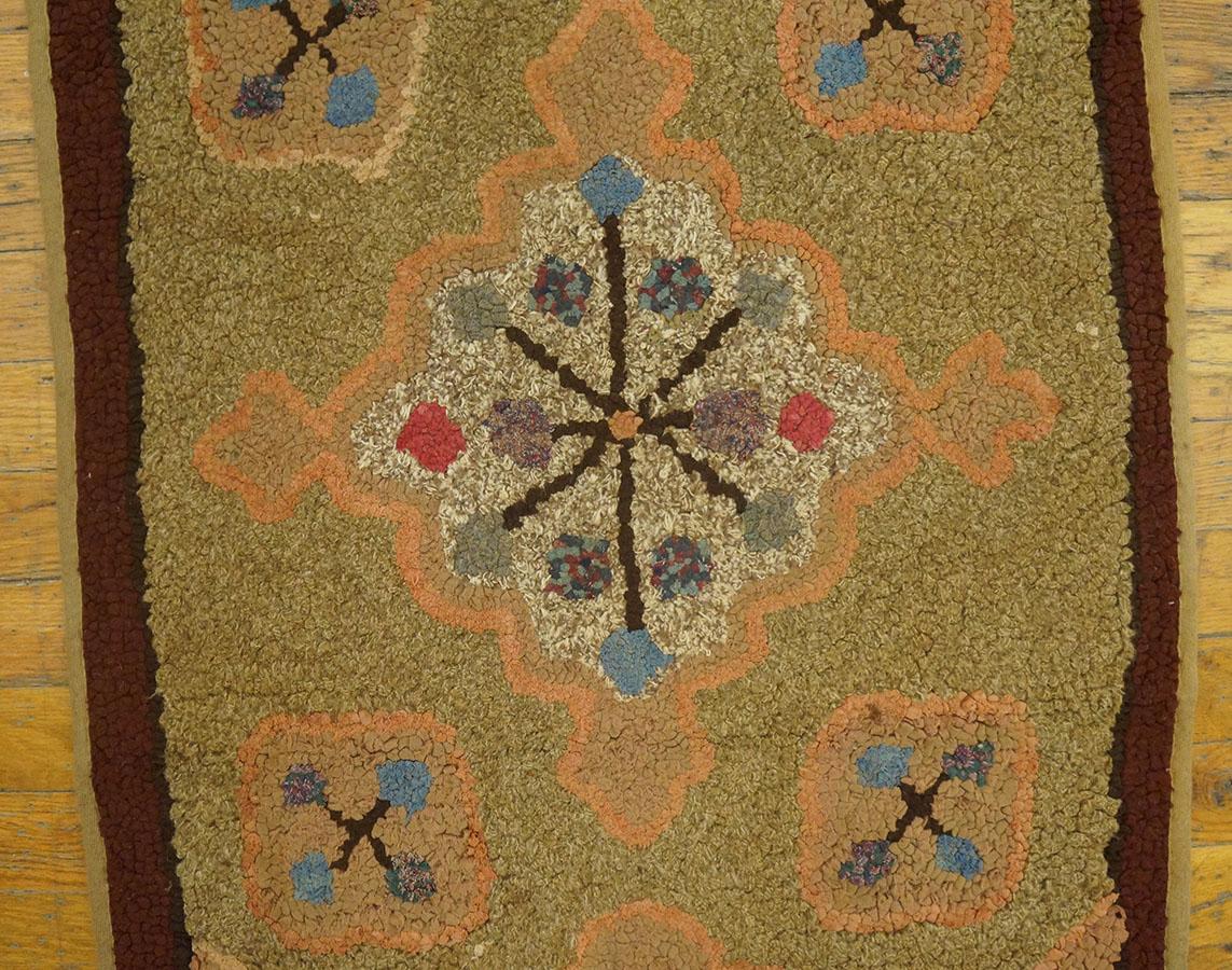 Antique American Hooked Rug 2
