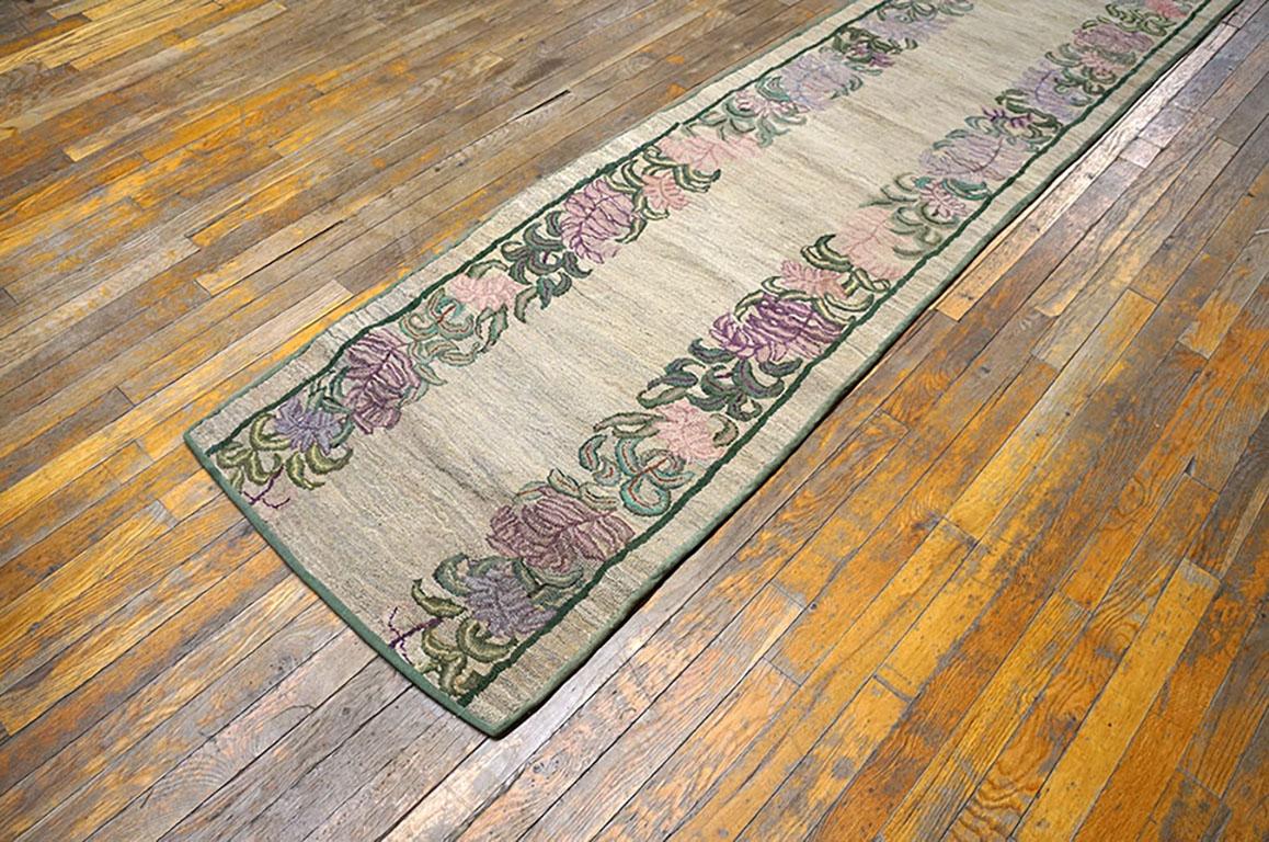 Folk Art 1930s American Hooked Rug ( 2'2