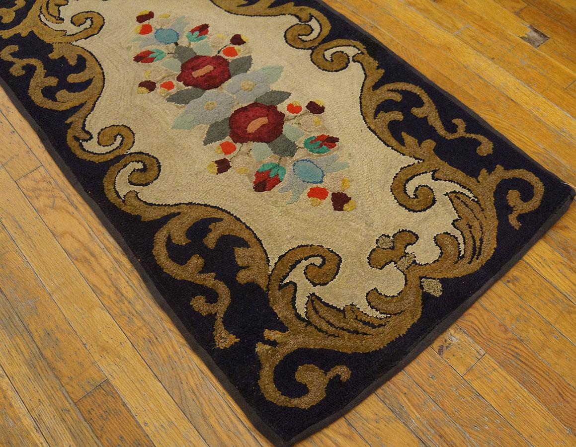 Antique American Hooked Rug In Good Condition For Sale In New York, NY