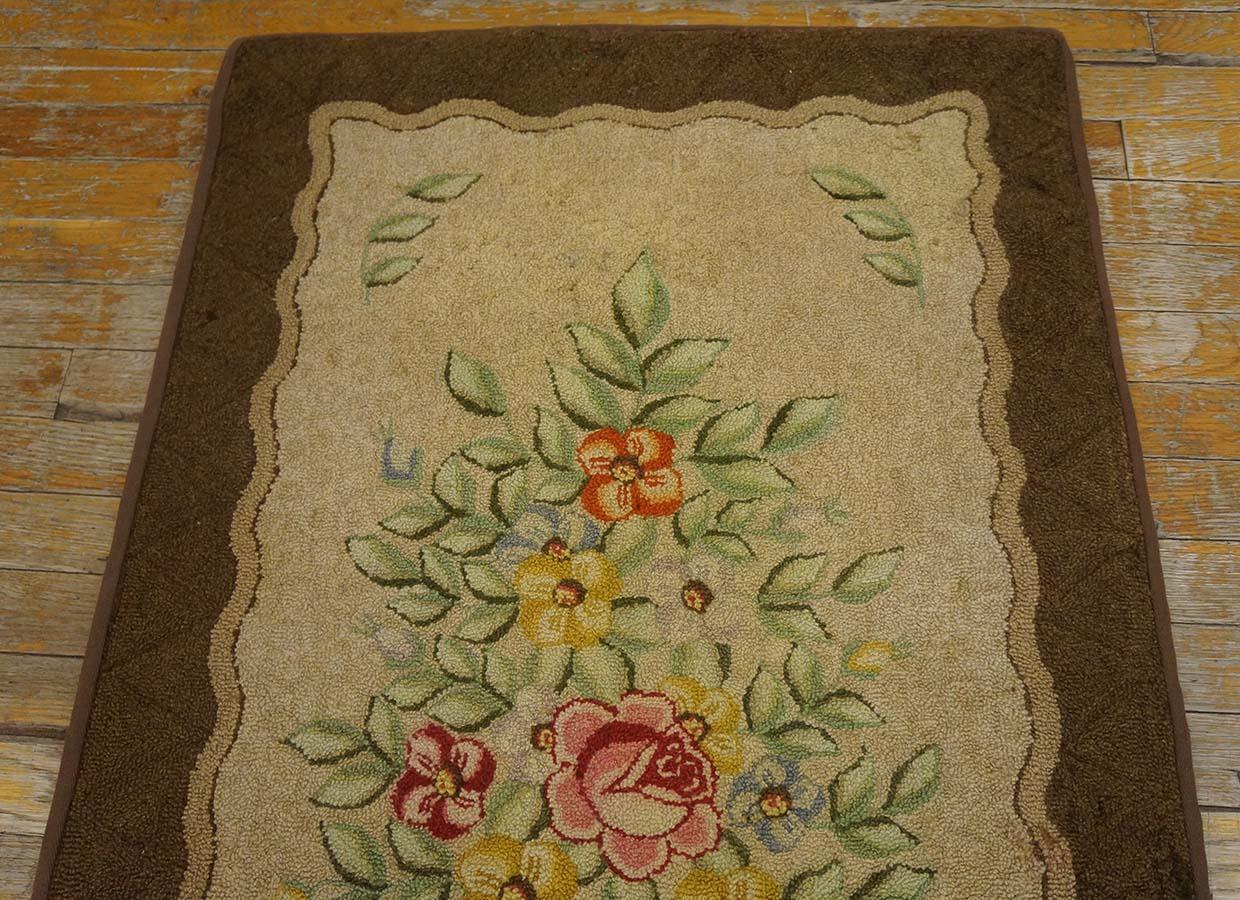 Antique American Hooked Rug For Sale 3