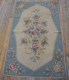 Early 20th Century Canadian Hooked Rug Nova Scotia - Cheticamp