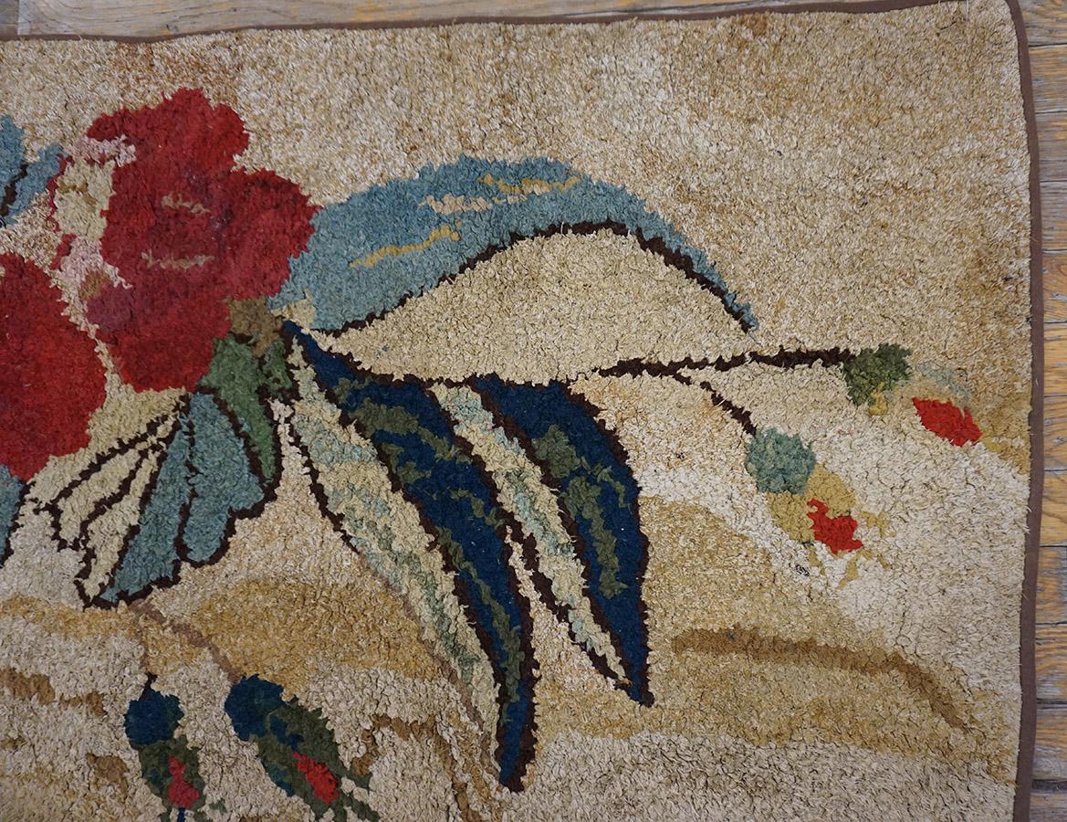 Alfombra antigua con ganchos americana Lana en venta