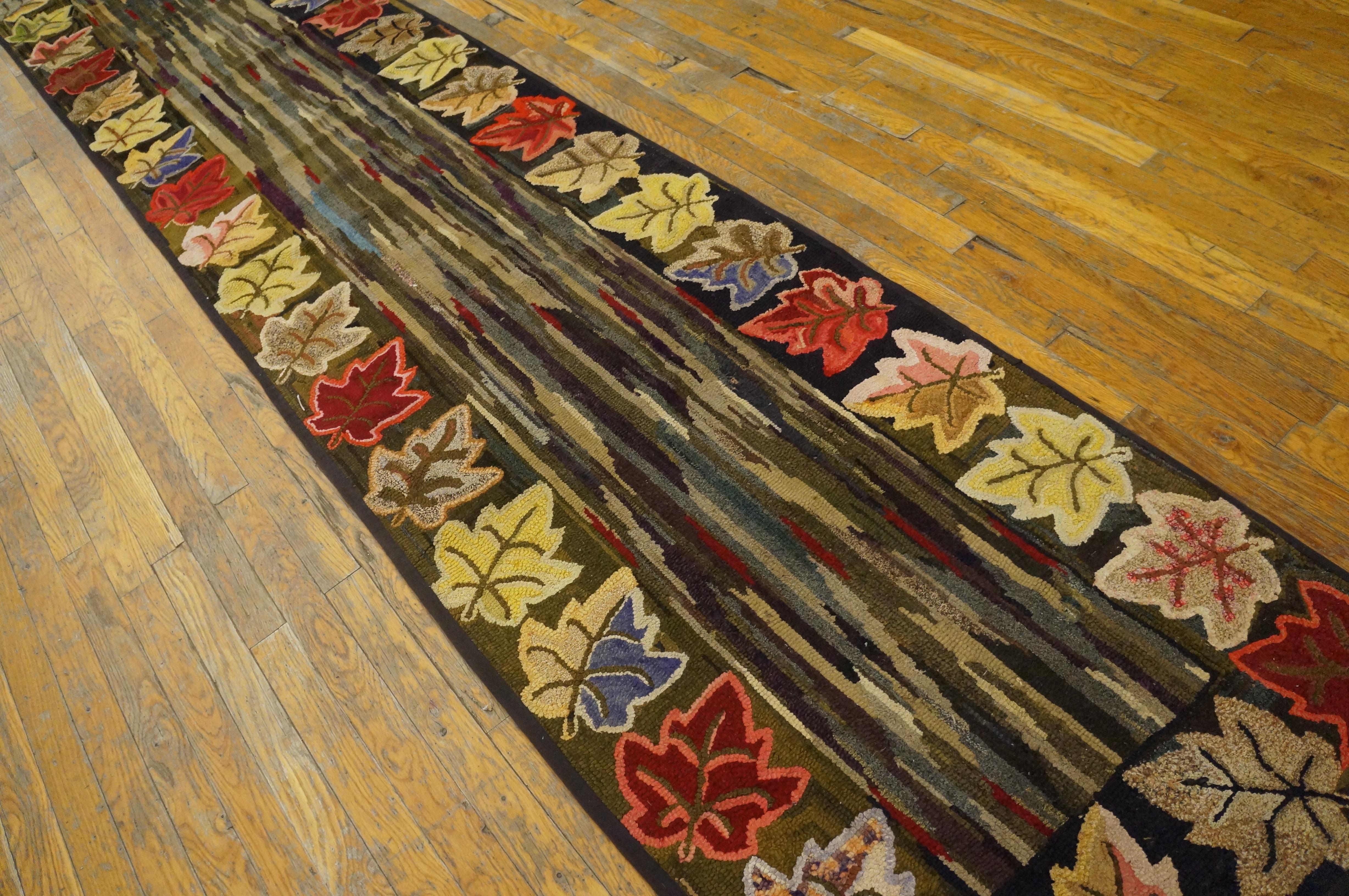 Antique American Hooked Rug For Sale 3