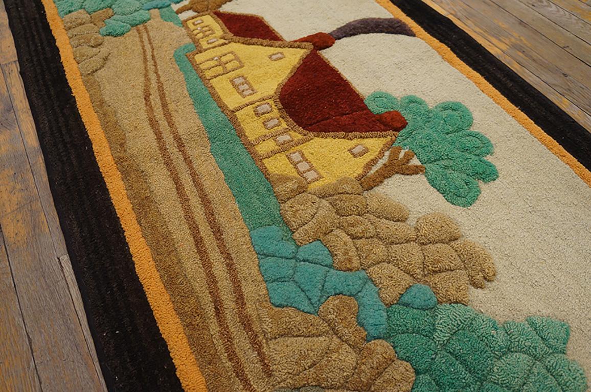 Tapis à capuche américain ancien Bon état - En vente à New York, NY