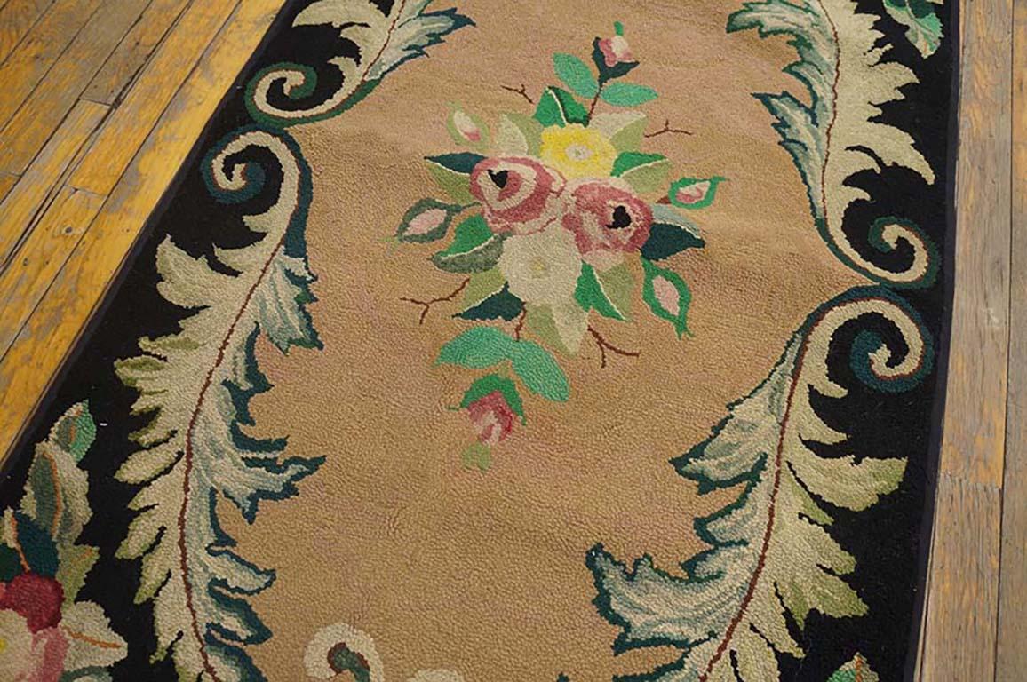 Antiker amerikanischer Kapuzenteppich mit Kapuze im Zustand „Gut“ im Angebot in New York, NY