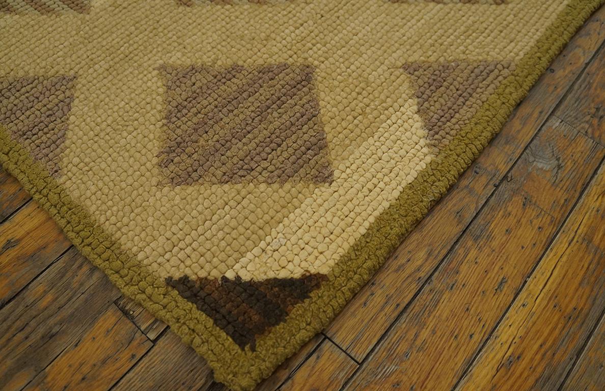 Chinese Mid 20th Century American Hooked Rug ( 3'10