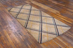 Antique American Hooked Rug 3' 3'' x 7' 8''