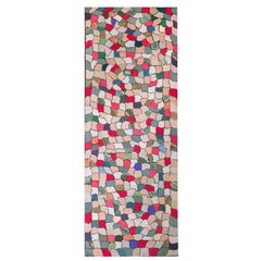 Tapis à capuche américain ancien de 4' 0"" x 10' 4""