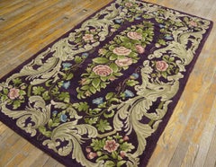 Early 20th Century American Hooked Rug ( 4' x 6'2'' - 122 x 188 cm )
