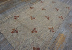 Mid 20th Century American Hooked Rug ( 4" x 8' - 122 x 244 )