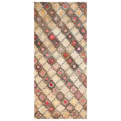 19th Century American Hooked Rug ( 4'4" x 9'6" -  132 x 290 )
