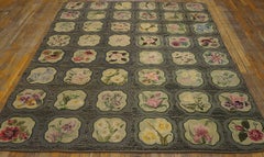 Mid-20th Century American Hooked Rug ( 5'10" x 7'6" )