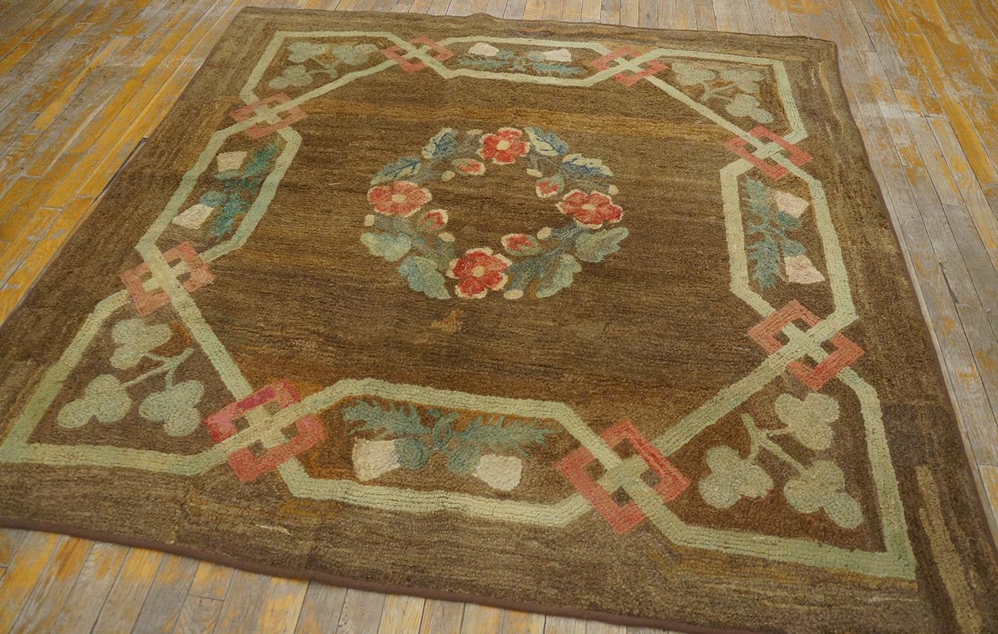 antique hooked rugs
