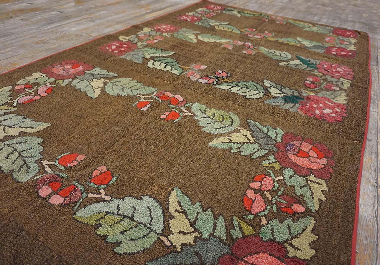 Early 20th Century American Hooked Rug ( 5' x 16' - 152 x 488 ) For Sale 2