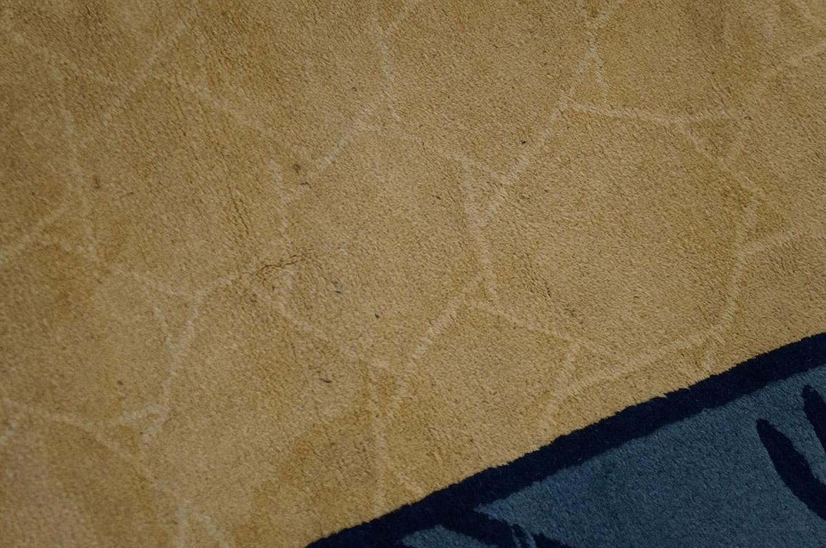 Wool Early 20th Century Chinese Peking Carpet ( 5' x 7'10