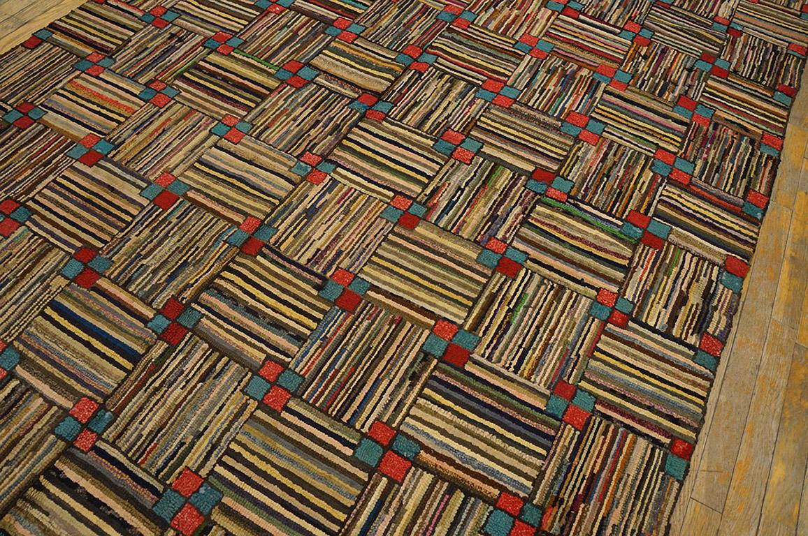 Laine Tapis à capuche américain du début du 20e siècle (5''10 x 9''8 - 178 x 295) en vente
